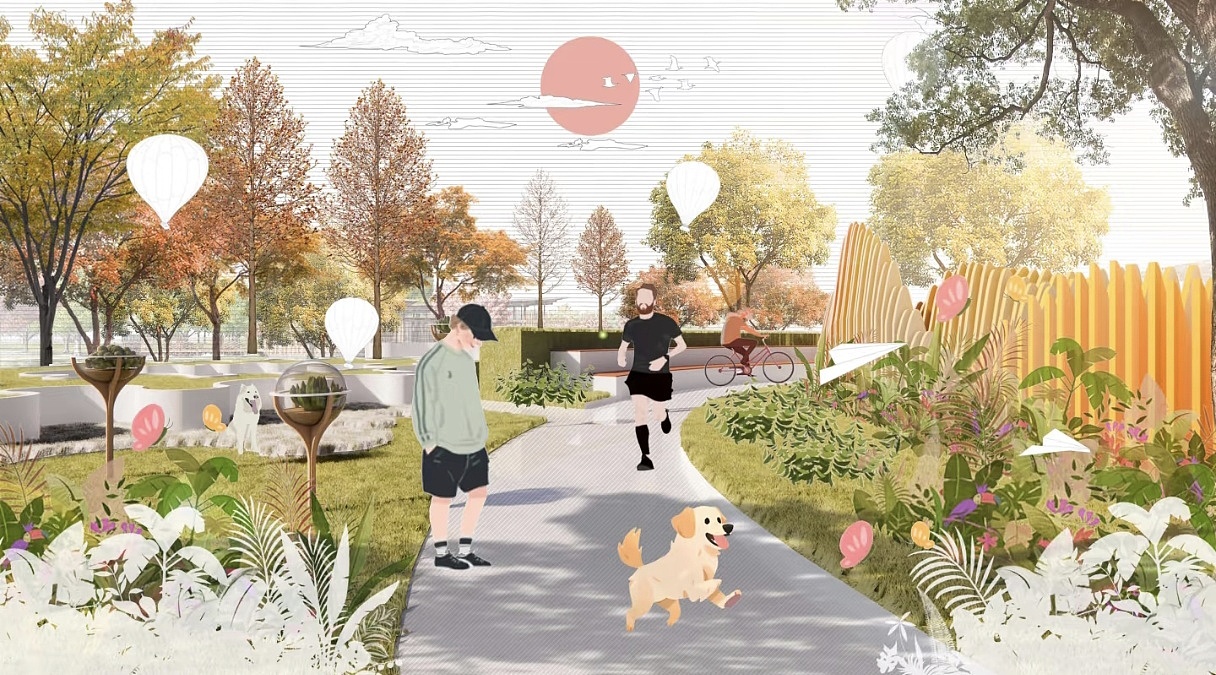 拼贴风效果图/插画风效果图制作/作品集/环艺（图ZNDAzMjA2MDMy） - 景观设计 - 站酷设计师韋环艺设计可接原创素材 - 站酷ZCOOL