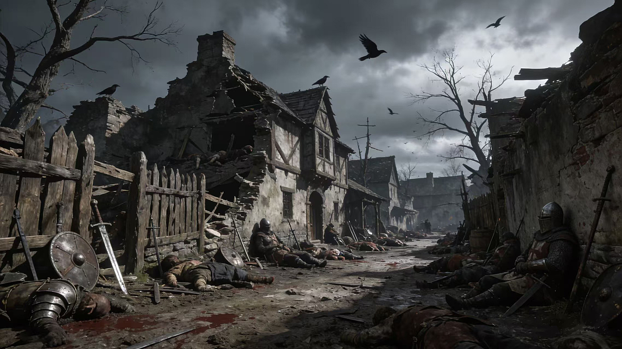 目之圣痕，戰(zhàn)后場景概念設(shè)計(jì)（圖ZNDAzMjA2NTgw） - 概念設(shè)定 - 站酷設(shè)計(jì)師侯雨楊原創(chuàng)素材 - 站酷ZCOOL