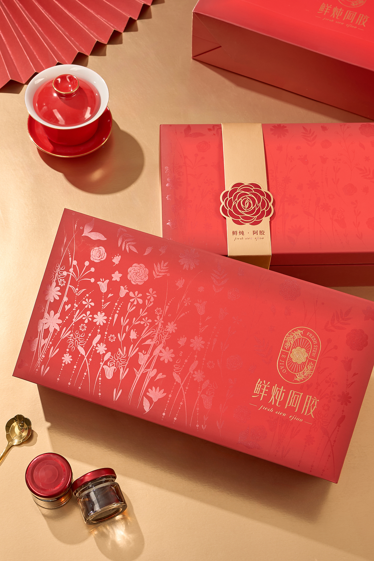 鲜炖阿胶 礼盒（图ZNDAzMjEzODg0） - 美食摄影 - 站酷设计师心喜映像原创素材 - 站酷ZCOOL