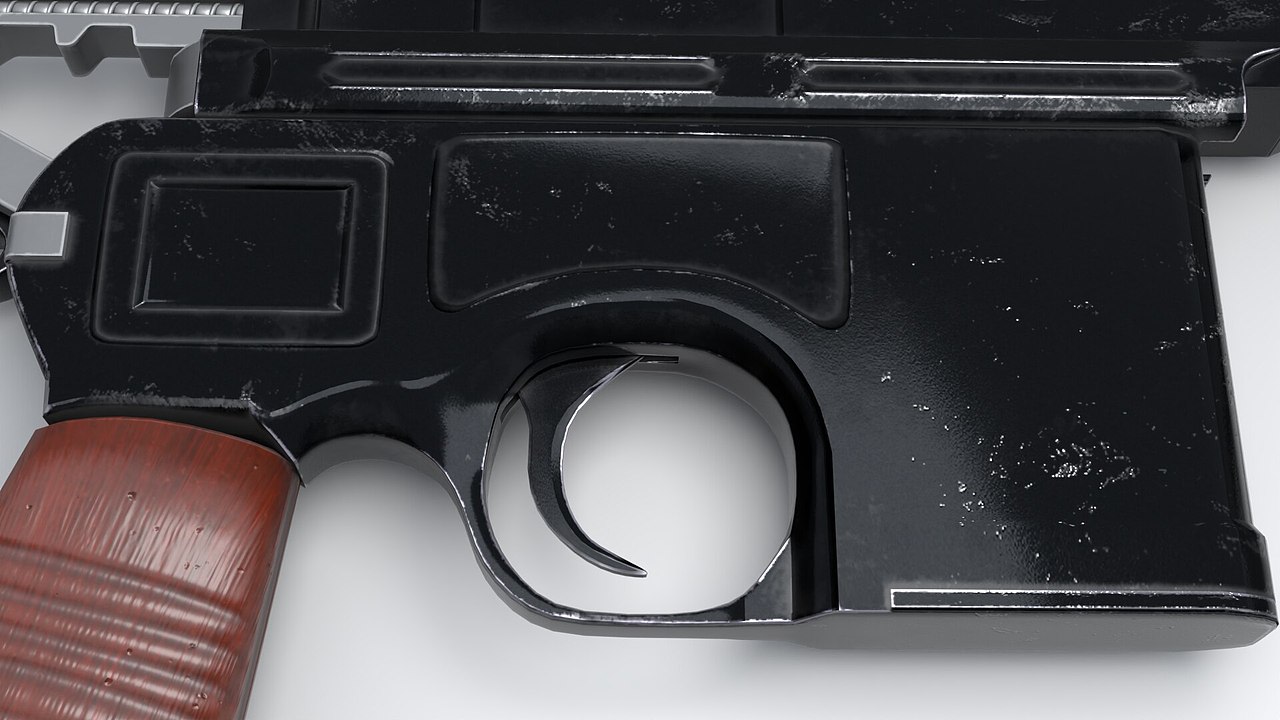 Mauser C96 —— 求生之路2MOD（热武器）（图ZNDAzMjIwMzA0） - 机械/交通 - 站酷设计师刘朝刚原创素材 - 站酷ZCOOL