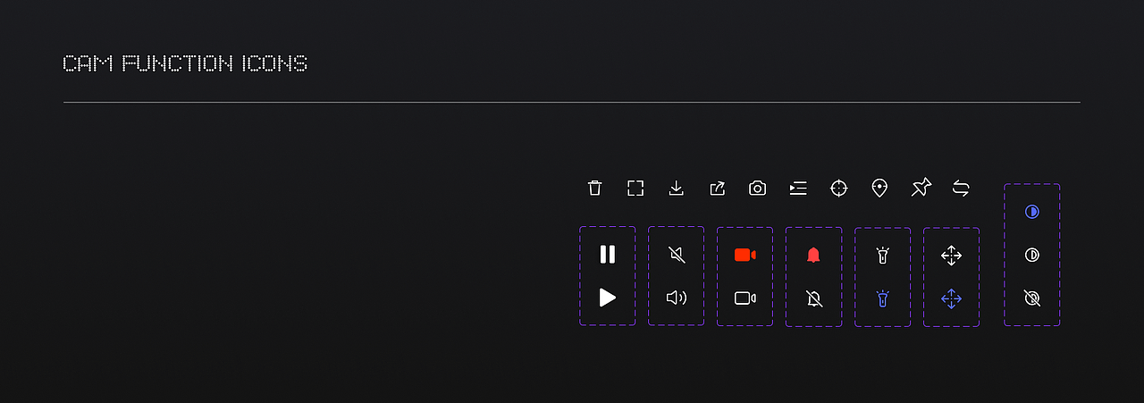 Security Camera UI kit（图ZNDAzMjIwNzg4） - APP界面 - 站酷设计师kopenLi原创素材 - 站酷ZCOOL