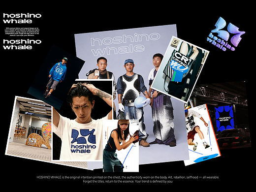 HOSHINO WHALE｜服装品牌视觉设计