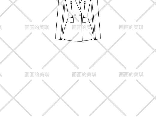 双排扣干练通勤西装