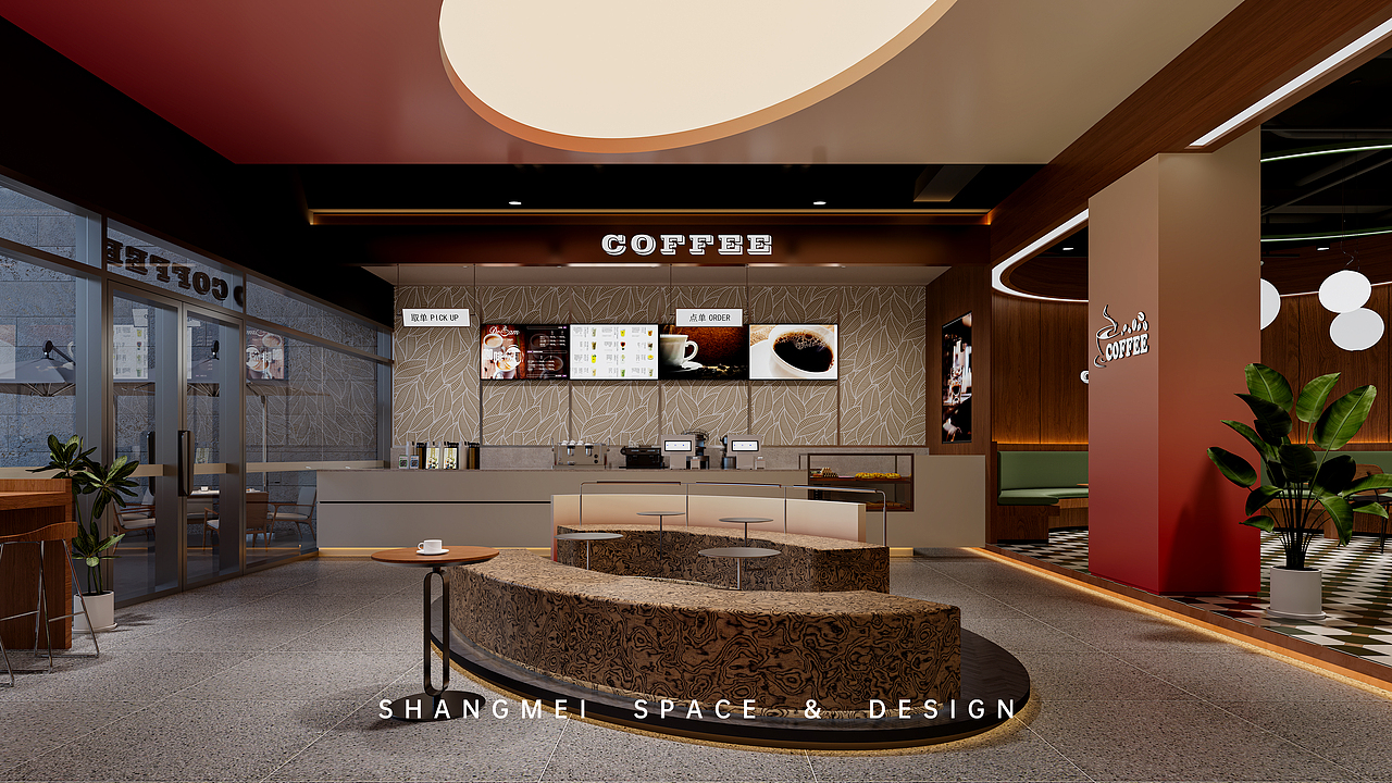 咖啡店空间美学（图ZNDAzMjI5NjAw） - 商业空间设计 - 站酷设计师上美空间原创素材 - 站酷ZCOOL