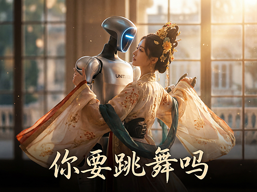 春晚机器人，叉手摇