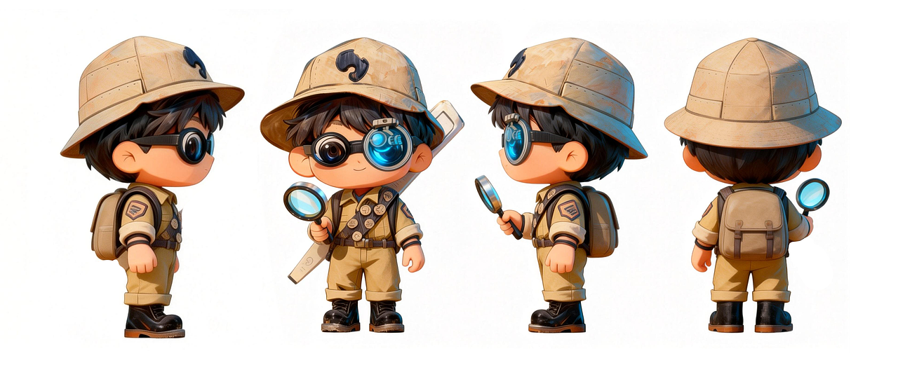 哆哆探长ip设计全案（图ZNDAzMjM1NDM2） - AI作品 - 站酷设计师硕小果创意原创素材 - 站酷ZCOOL