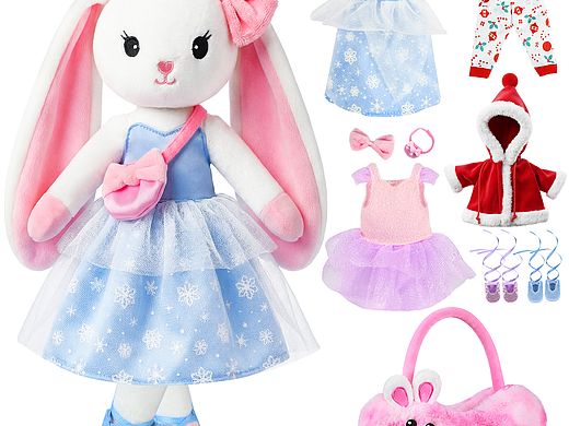 亚马逊玩偶套装主图