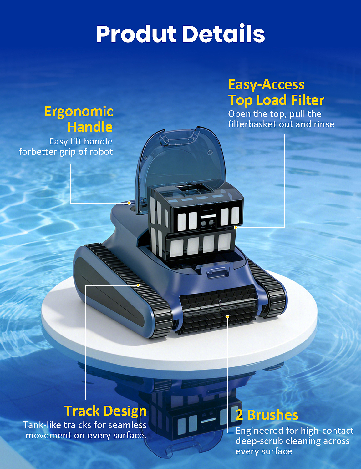 亚马逊/AMZ/泳池机器人（图ZNDAzMjM3NjYw） - 电商 - 站酷设计师绿豆馅的糕糕原创素材 - 站酷ZCOOL