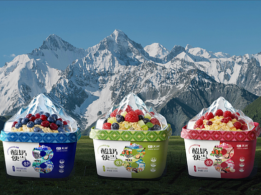 包装设计｜天润乳业「酸奶便当」希腊酸奶新品包装设计