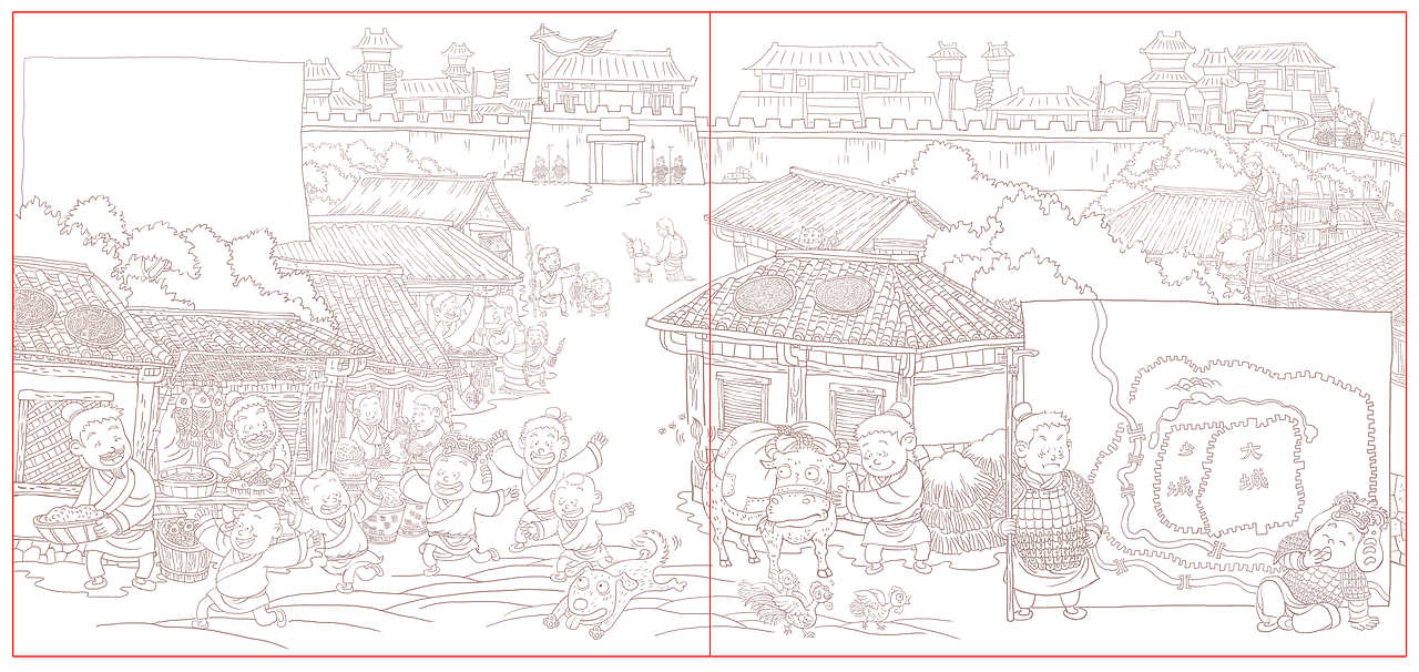 绘本线稿合集（一）（图ZNDAzMjU0MjM2） - 绘本 - 站酷设计师洛阳的老杨原创素材 - 站酷ZCOOL