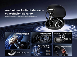 飛利浦耳機(jī)TAQ2720無線藍(lán)牙掛耳式耳機(jī)