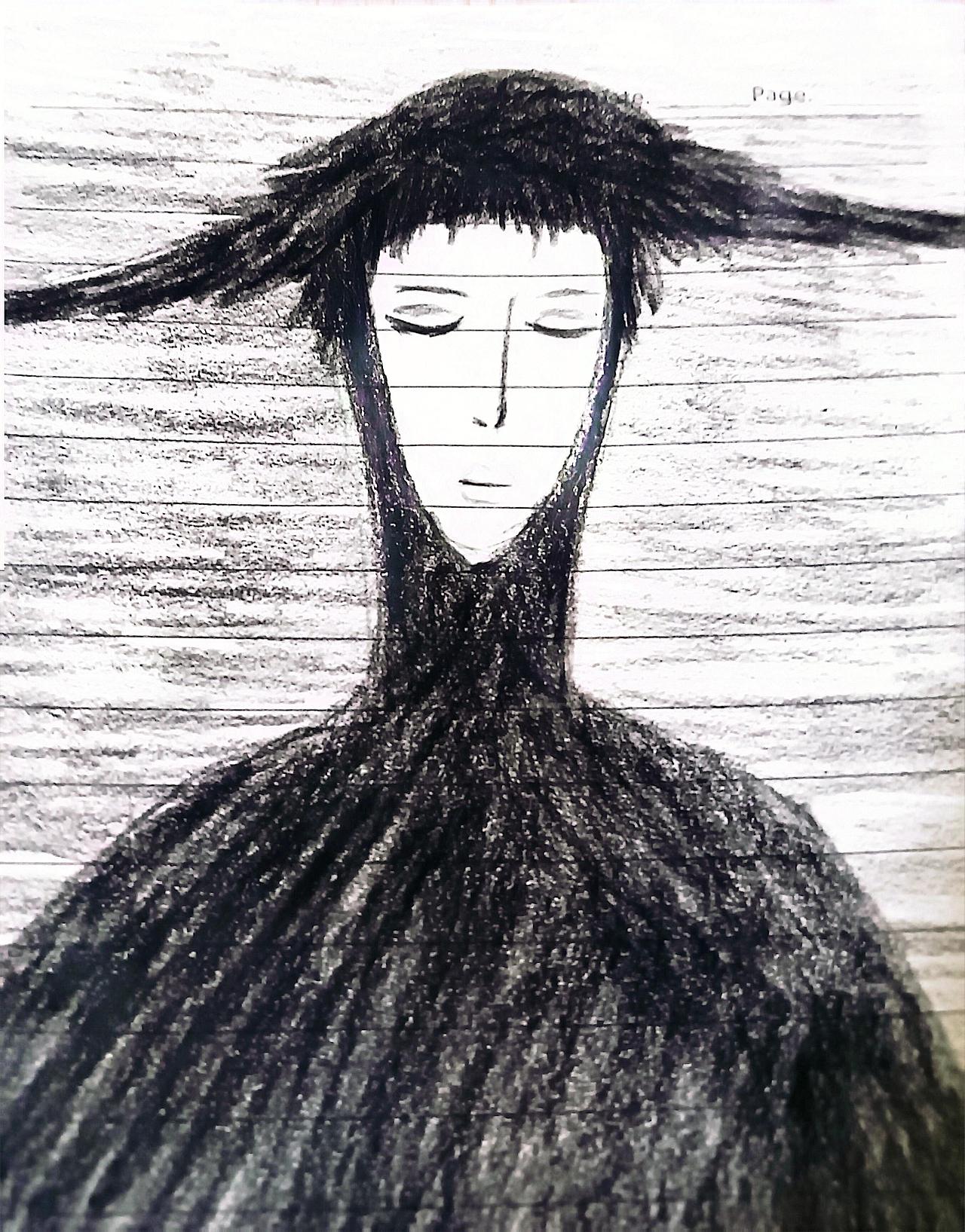 临摹作品雨中女郎（图ZNDAzMjQ3NDg4） - 绘画 - 站酷设计师车库里原创素材 - 站酷ZCOOL