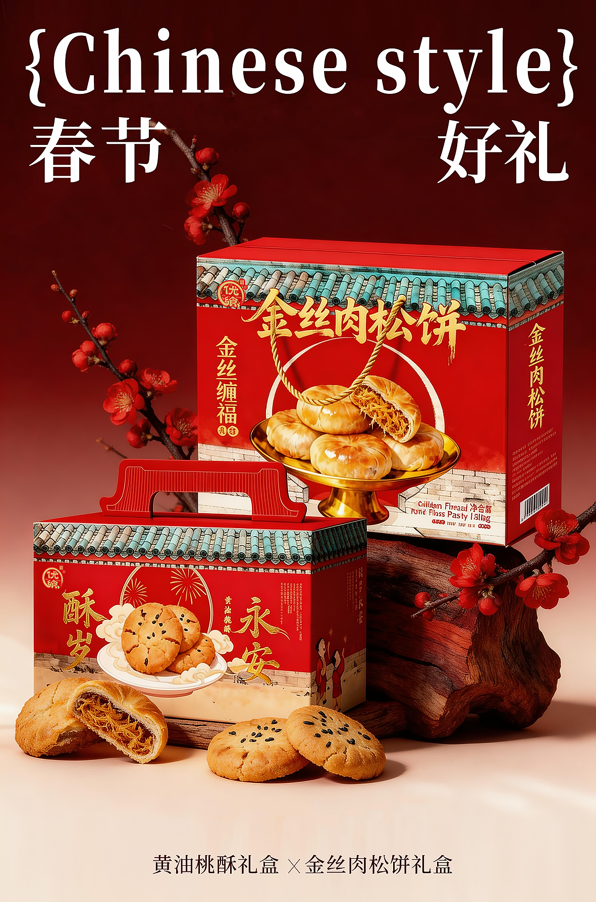 春节限定礼盒（图ZNDAzMjUwMTc2） - 包装 - 站酷设计师西拉拉出个一文原创素材 - 站酷ZCOOL
