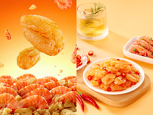 电商食品摄影 | 甘源魔芋虾仁 X 幼稚缘