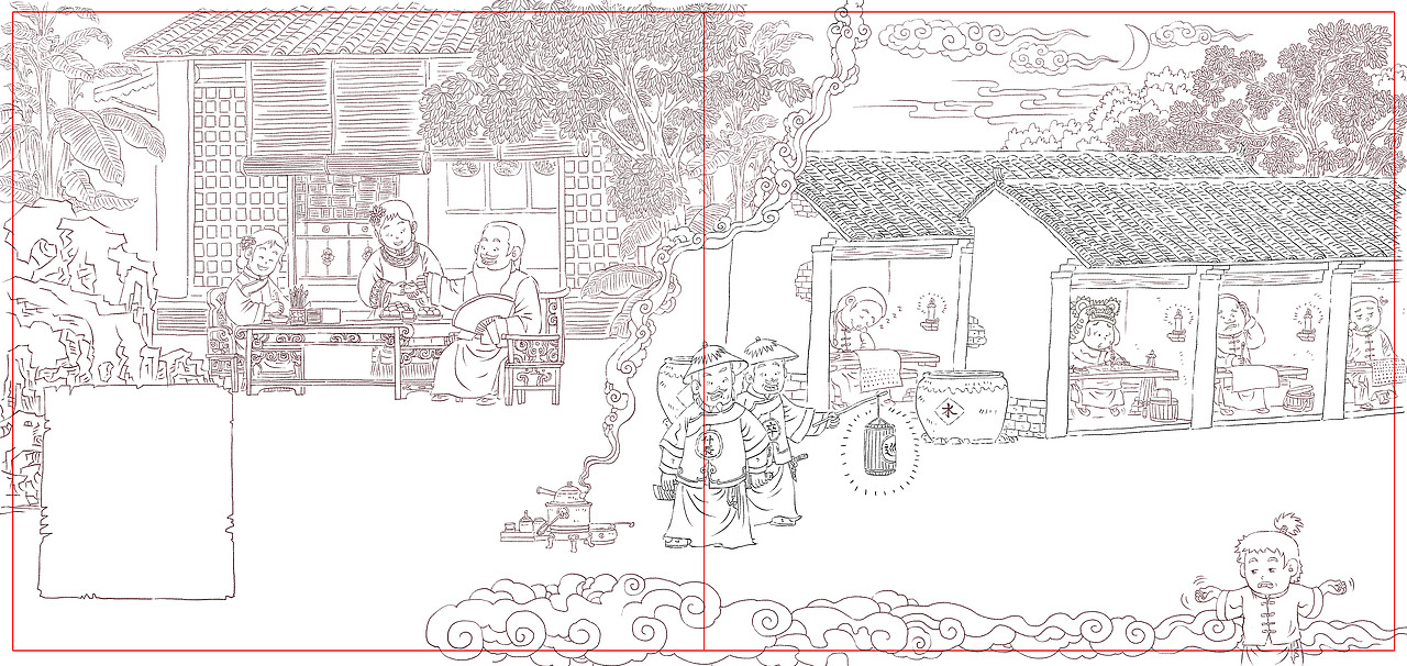 绘本线稿合集（一）（图ZNDAzMjU0Mjk2） - 绘本 - 站酷设计师洛阳的老杨原创素材 - 站酷ZCOOL