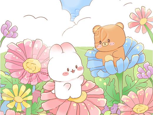 小雏菊治愈系场景