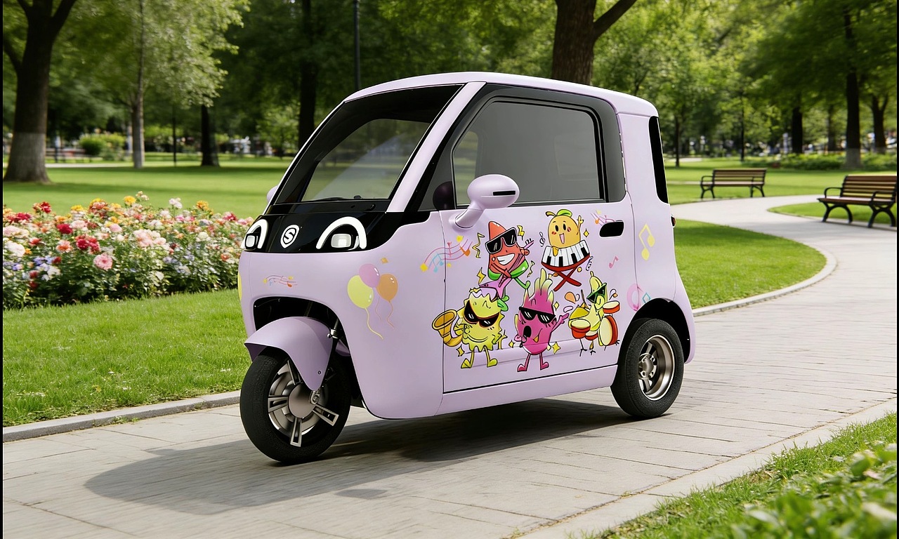 盛昊篷车车贴设计“鲜果潮乐队”水果也能组乐队？（图ZNDAzMjY3MjUy） - 机械/交通 - 站酷设计师阿哈哈逗原创素材 - 站酷ZCOOL