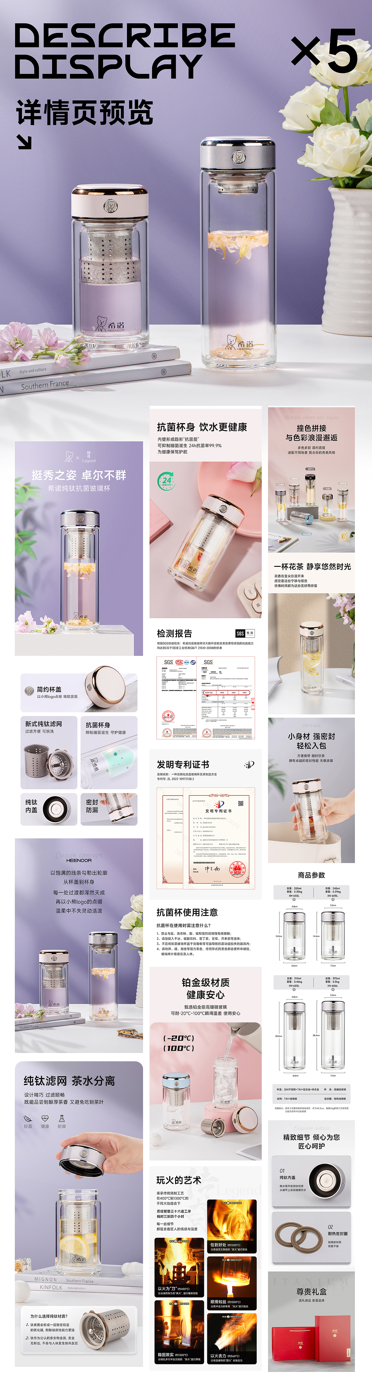 电商详情页 简约商务水杯（图ZNDAzMjY4NDg0） - 电商 - 站酷设计师实习生lz原创素材 - 站酷ZCOOL