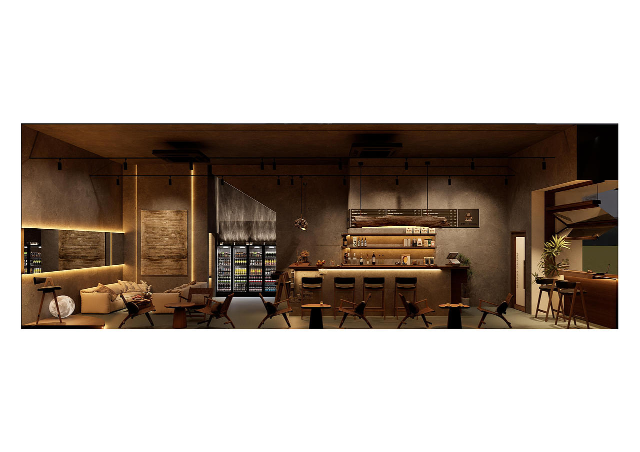西安旷野TIMES 酒吧咖啡（图ZNDAzMjY5Mjky） - 商业空间设计 - 站酷设计师西安一禾空间设计原创素材 - 站酷ZCOOL