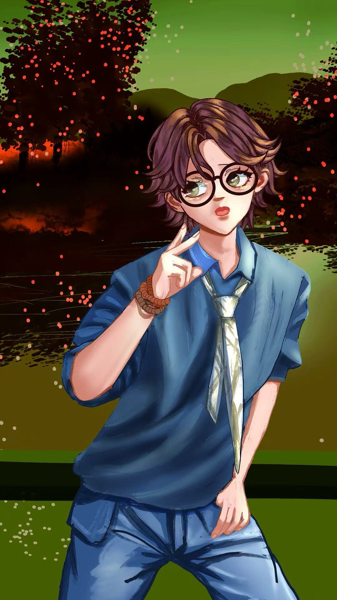 双生时刻（图ZNDAzMjcxMjUy） - 新锐潮流插画 - 站酷设计师思思而菲原创素材 - 站酷ZCOOL