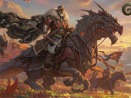 為海外游戲《龍族物語》繪制的活動物料