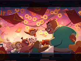 《熊出沒年年有熊2026》最后幾張定幀圖繪制