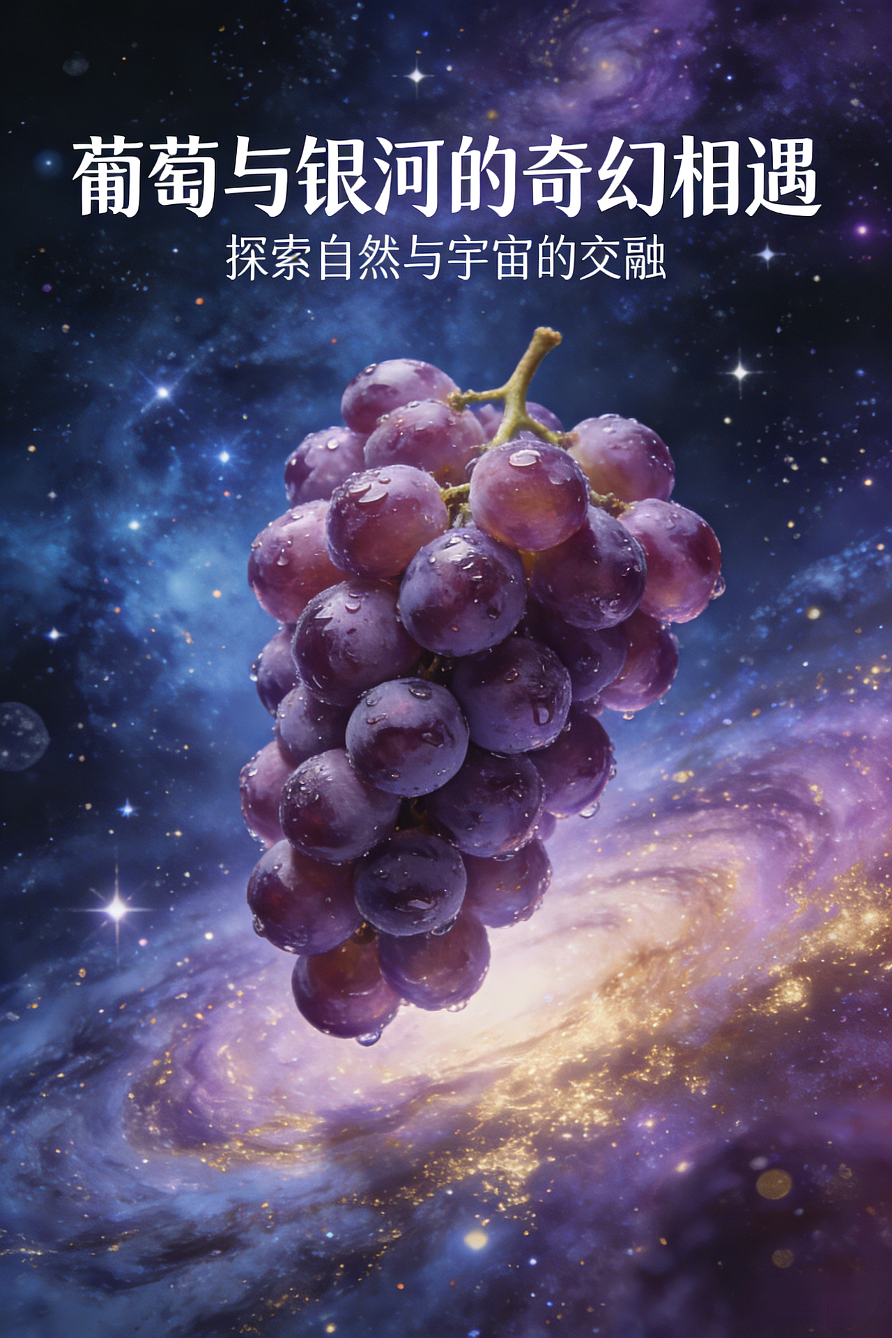 星空葡萄海报（图ZNDAzMjcxNTEy） - 海报 - 站酷设计师Z578093021原创素材 - 站酷ZCOOL