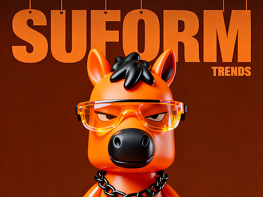 潮玩小马头套IP公仔