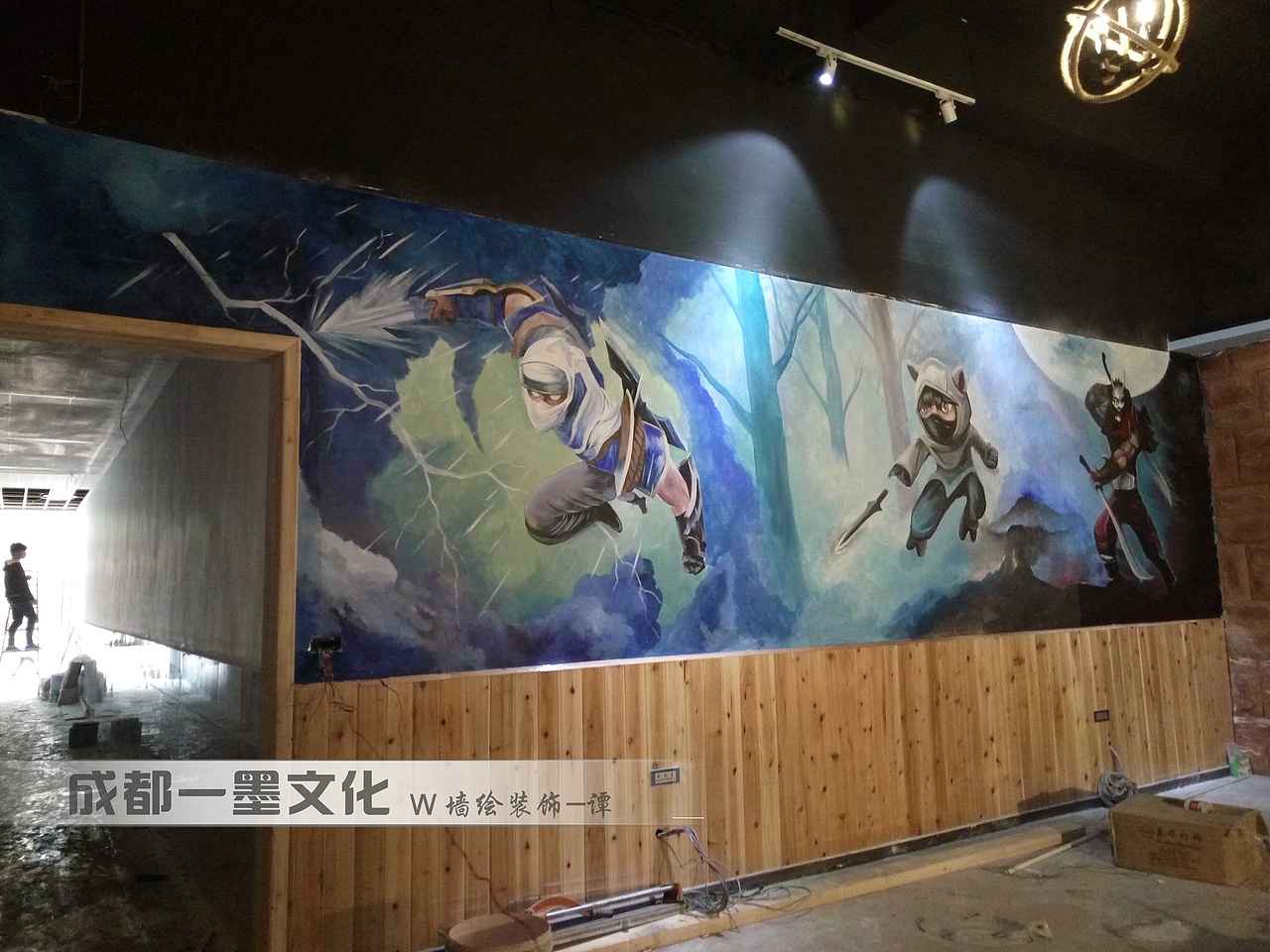 成都壁画 餐饮店墙绘 成都墙绘 社区文化墙 社区墙绘（图ZNDAzMjc4ODUy） - 绘画 - 站酷设计师成都一墨文化创意原创素材 - 站酷ZCOOL