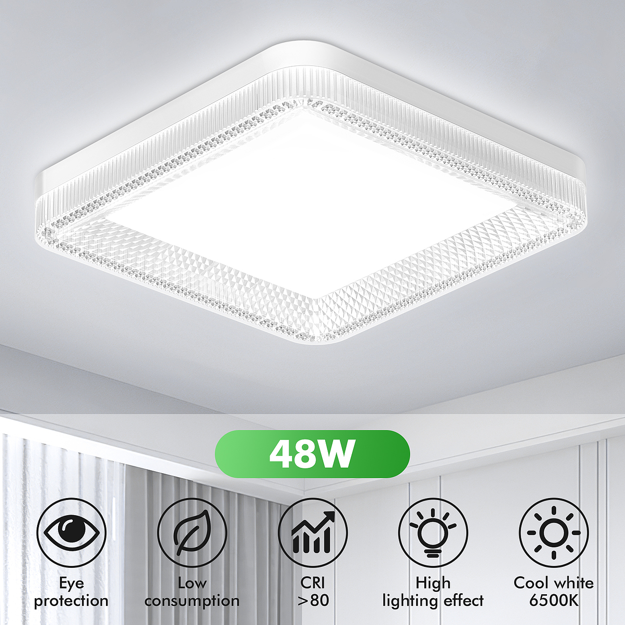 吸顶灯 亚马逊 3D渲染精修 排版设计 色彩搭配（图ZNDAzMjgyMzIw） - 电商 - 站酷设计师gyh7magic原创素材 - 站酷ZCOOL