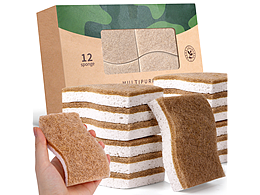 亚马逊套图设计-海绵毛巾-椰丝海绵块