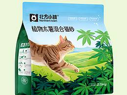 宠物品牌设计 猫砂包装 猫砂包装设计 宠物包装设计