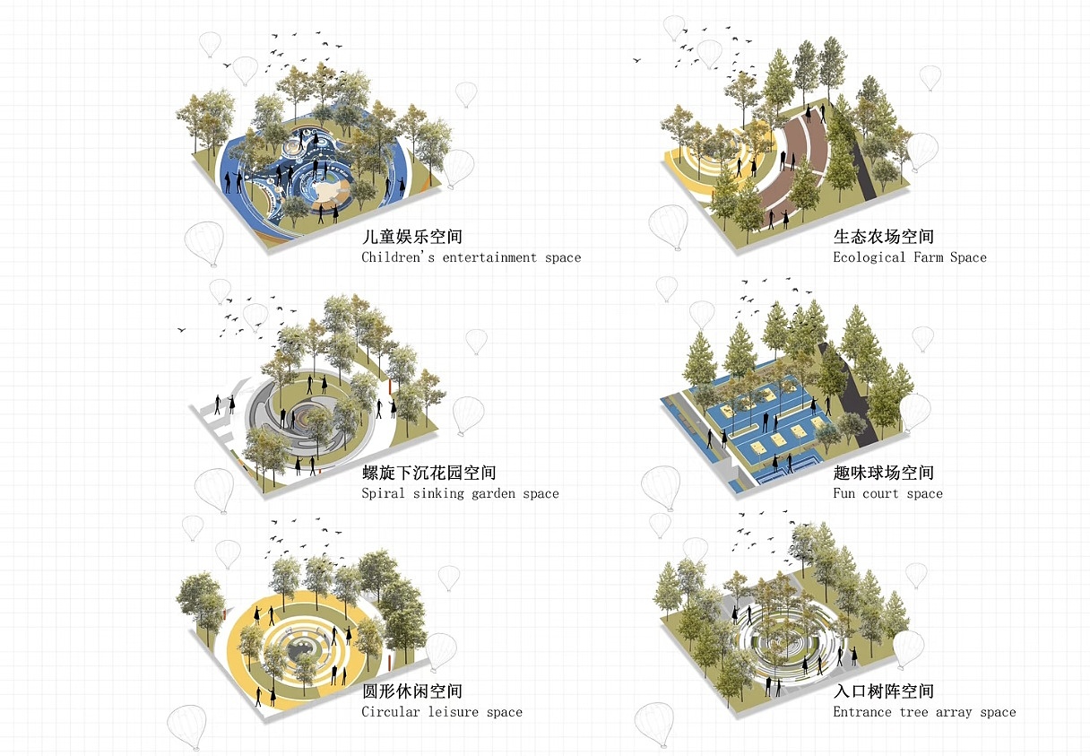 軸測(cè)分析圖/節(jié)點(diǎn)分析圖/小鳥(niǎo)瞰圖（圖ZNDAzMjk2MjQ4） - 景觀設(shè)計(jì) - 站酷設(shè)計(jì)師韋環(huán)藝設(shè)計(jì)可接原創(chuàng)素材 - 站酷ZCOOL