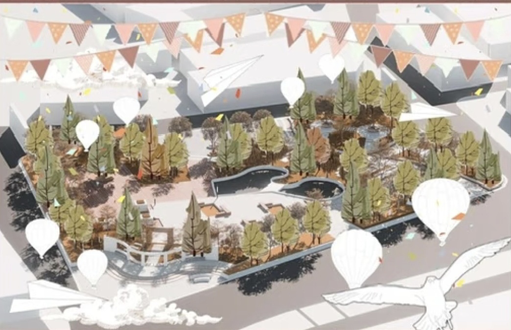 插畫風(fēng)鳥瞰圖/psd源文件（圖ZNDAzMjk2MjIw） - 景觀設(shè)計(jì) - 站酷設(shè)計(jì)師韋環(huán)藝設(shè)計(jì)可接原創(chuàng)素材 - 站酷ZCOOL