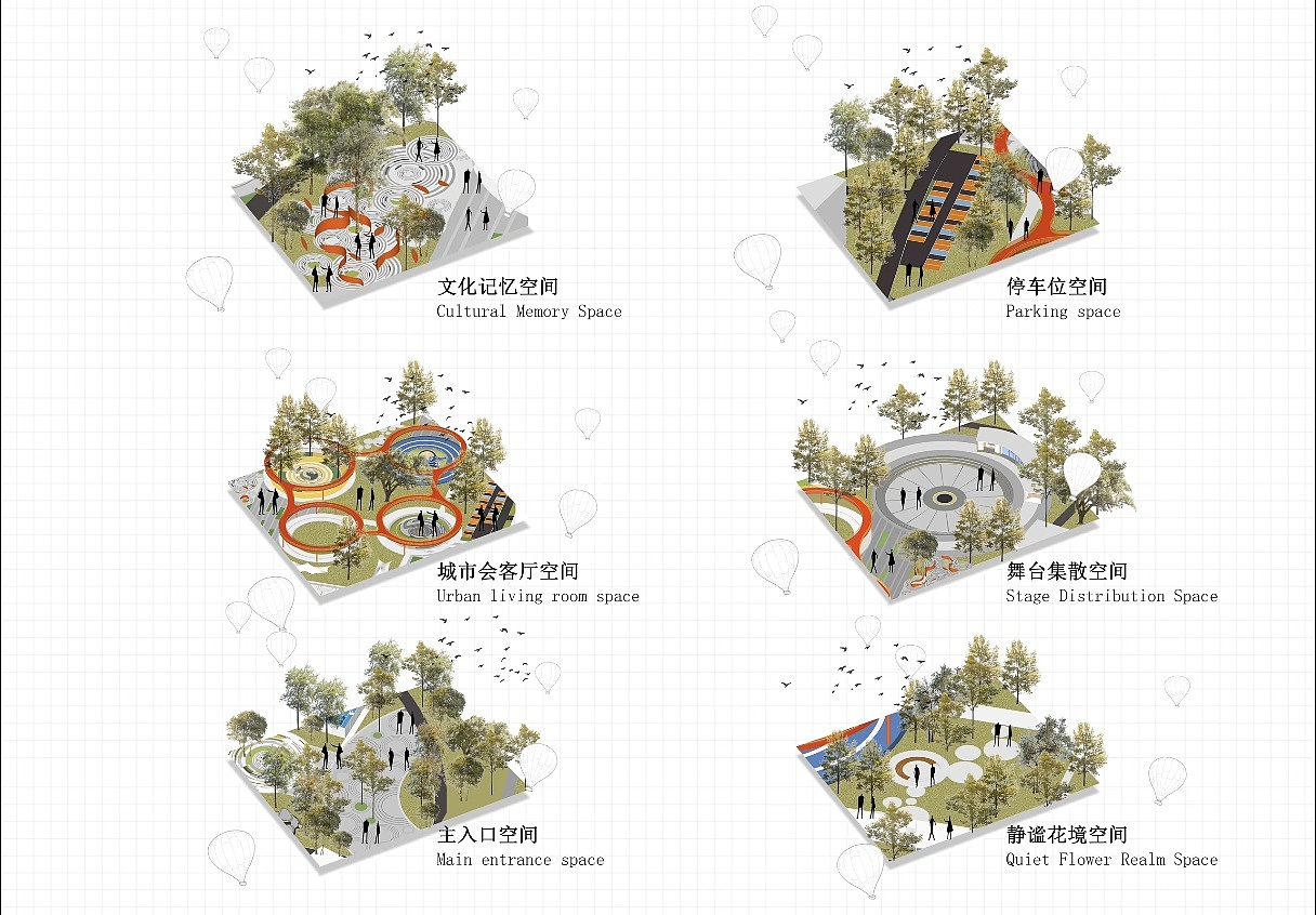 軸測(cè)分析圖/節(jié)點(diǎn)分析圖/小鳥(niǎo)瞰圖（圖ZNDAzMjk2MjQ0） - 景觀設(shè)計(jì) - 站酷設(shè)計(jì)師韋環(huán)藝設(shè)計(jì)可接原創(chuàng)素材 - 站酷ZCOOL