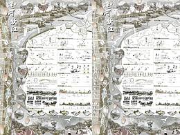 運河景觀方案設計/濱水公園景觀方案/環(huán)藝景觀展板