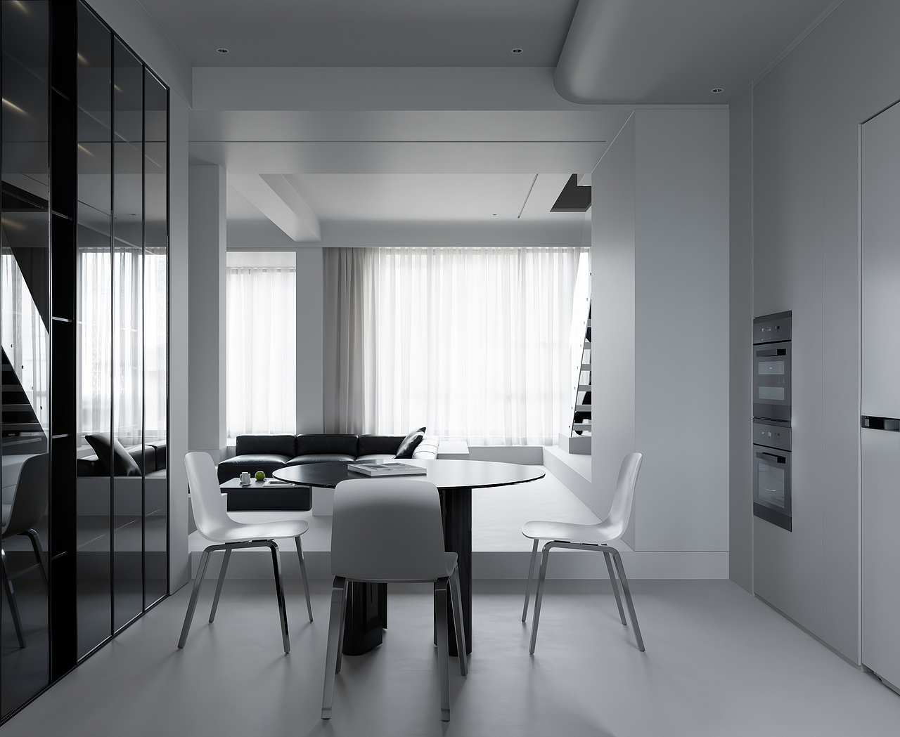 黑白极简（图ZNDAzMjk3MjM2） - 家装设计 - 站酷设计师笑笑表现原创素材 - 站酷ZCOOL