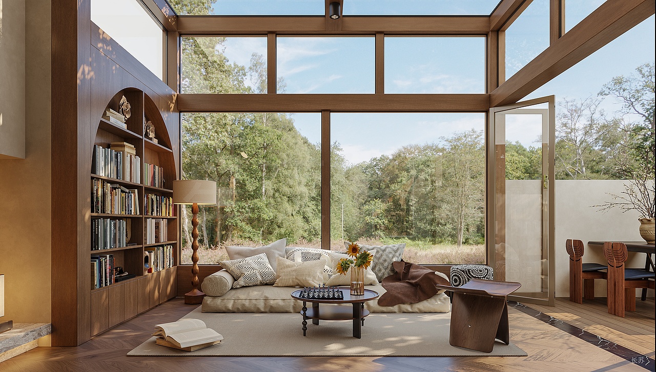 疗愈的房子，山谷里的民宿（图ZNDAzMzAxNDY0） - 建筑设计 - 站酷设计师xyct丶长苏原创素材 - 站酷ZCOOL