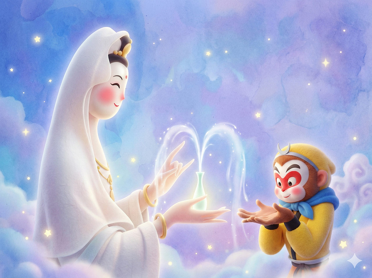 可爱的大圣（图ZNDAzMzA3ODE2） - 儿童插画 - 站酷设计师YIIIJIIIE原创素材 - 站酷ZCOOL