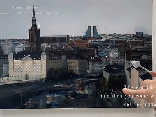 北京润艺美学大型风景创作写生系列