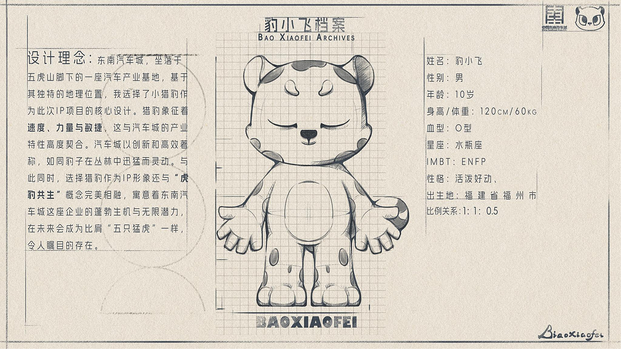 东南汽车城IP形象设计——豹小飞（图ZNDAzMzI3OTUy） - IP形象 - 站酷设计师饺饺和他的朋友原创素材 - 站酷ZCOOL