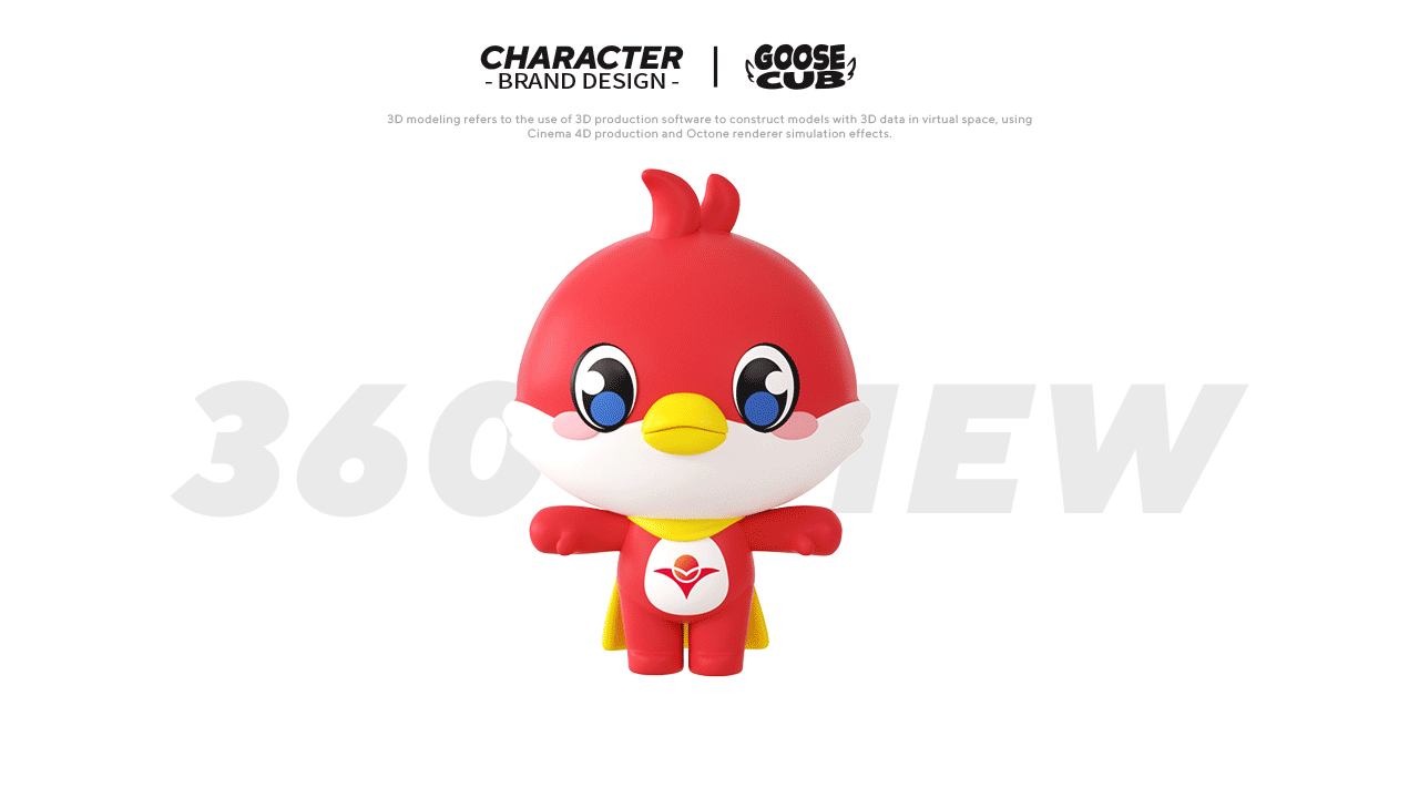 雁扬科技吉祥物 | 金融行业IP形象设计（图ZNDAzMzI2ODA4） - IP形象 - 站酷设计师宅系生物原创素材 - 站酷ZCOOL