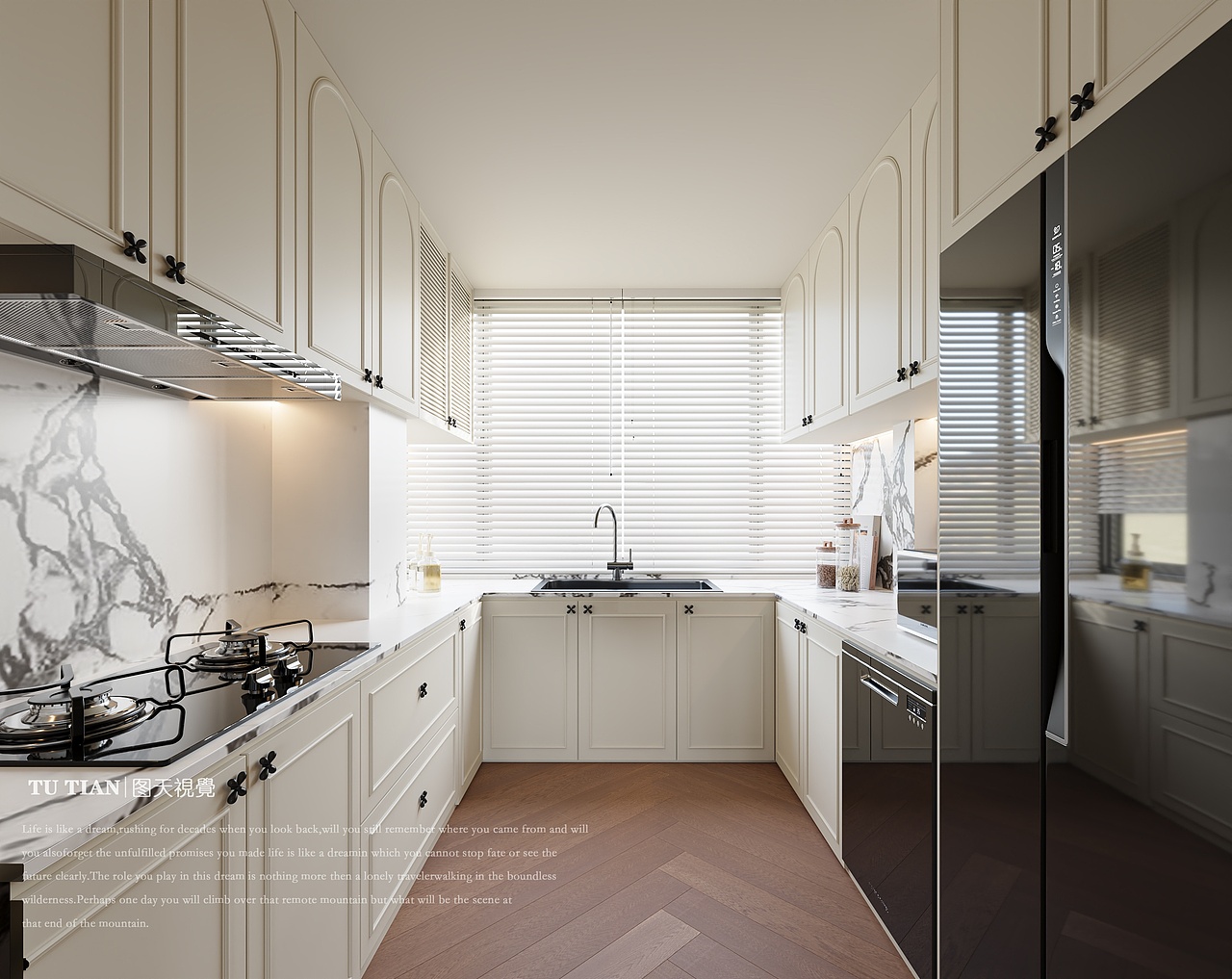 法式浪漫奶油|被光温柔包围的家（图ZNDAzMzI3NDI0） - 家装设计 - 站酷设计师图天设计suki原创素材 - 站酷ZCOOL