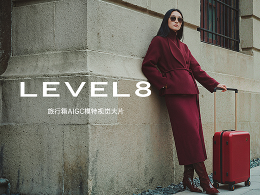 AIGC | 旅行箱模特视觉大片