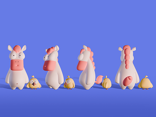 【马年IP设计】马咚咚&啾啾