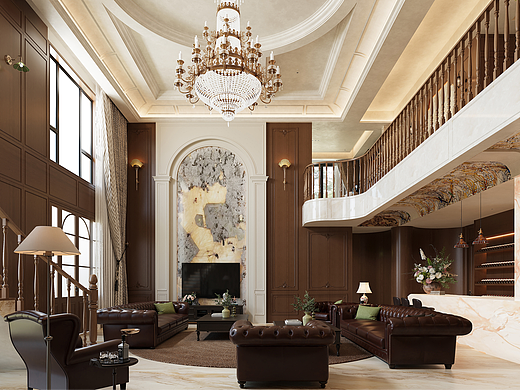 白龙马挑空别墅