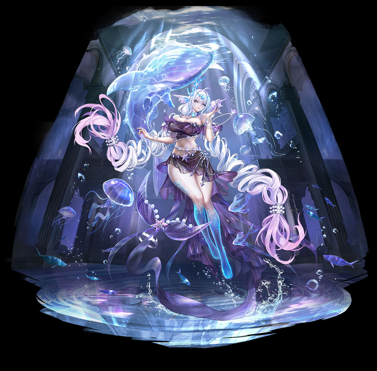 海神 《Pixel Saga: Squad RPG》角色（图ZNDAzMzMwOTYw） - 游戏原画 - 站酷设计师非斯特原创素材 - 站酷ZCOOL