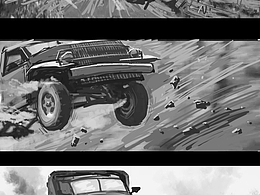 個人手繪影視分鏡頭作品 涵蓋影視劇 游戲動畫 廣告