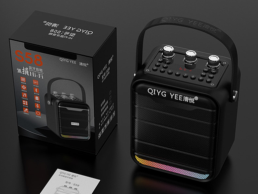 【清悦】S58多功能蓝牙音箱电商项目