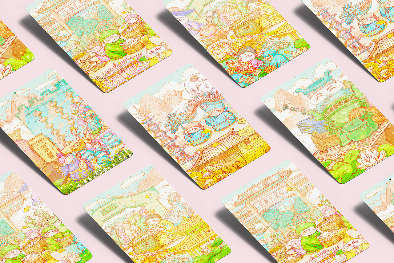 寿州风华图（图ZNDAzMzMyMTMy） - 商业插画 - 站酷设计师荼锦水云身原创素材 - 站酷ZCOOL